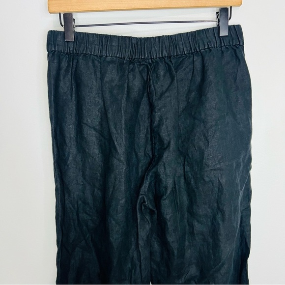 AYR Black Wide Leg 100% linen pants wide leg size small Women's Pants - Picture 5 of 10